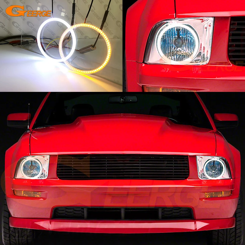 Luces Laterales Transparentes LED Para Ford Mustang 2005-2009 | Pack De 2 | Fáciles De Instalar