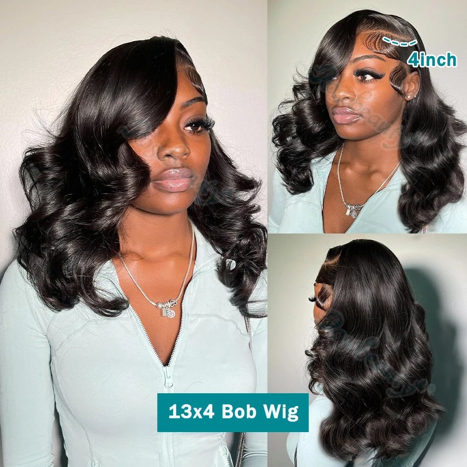 250 Density Body Wave 13x6 Lace Frontal Human Hair Wig for Women human hair wig