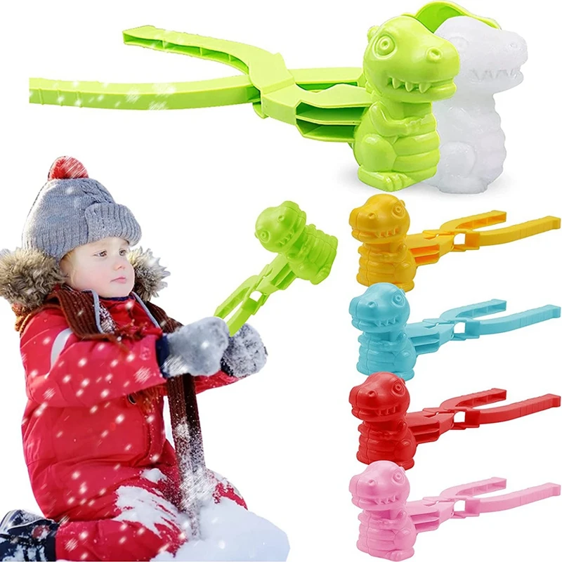 Dinossauro ao ar livre clipes jogar brinquedos jogar com neve dinossauro ferramentas de neve brinquedos educativos dinossauro
