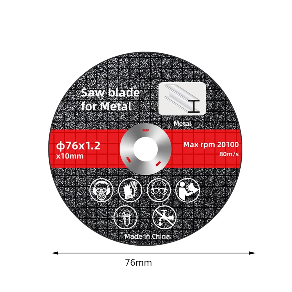 1-50Pcs 76mm Metal Cutting Discs Sanding Grinding Cut Off Circle Wheels Blades Angle Grinder Accessories Saw Blades