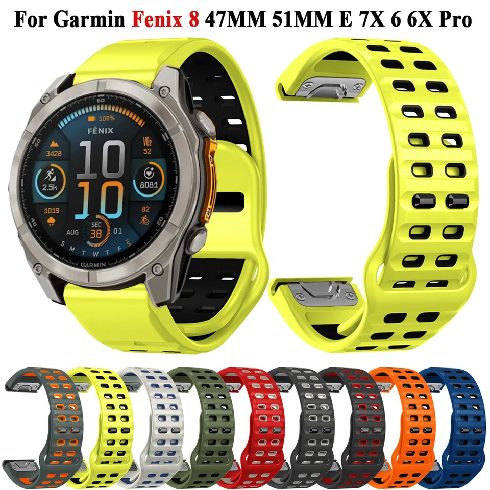 Pasek Tech Protect Nylon Pro, QuickFit 22mm do Garmin Fenix 8 (47 mm) / E / 7 Pro / 7 / 6 Pro