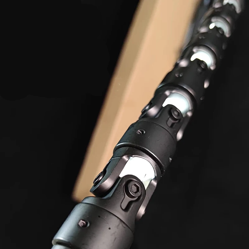 66cm 야외 EDC 휴대용 수제 DIY 코스프레 장난감 나타샤 짧은 채찍 스틱 금속 장비 모델 도구