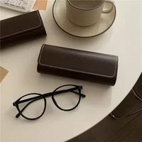 Étui à lunettes café vintage – Porte-lunettes portable léger, idéal pour les voyages et l'utilisation quotidienne, accessoire de voyage 4