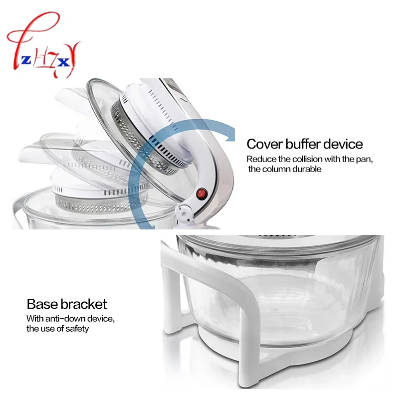 Home Use Microwave Oven Frying Pan Halogen Oven Air Fryer Lightwave Fryer Automatic Speedcook Electric Deep Fryers CKY-888