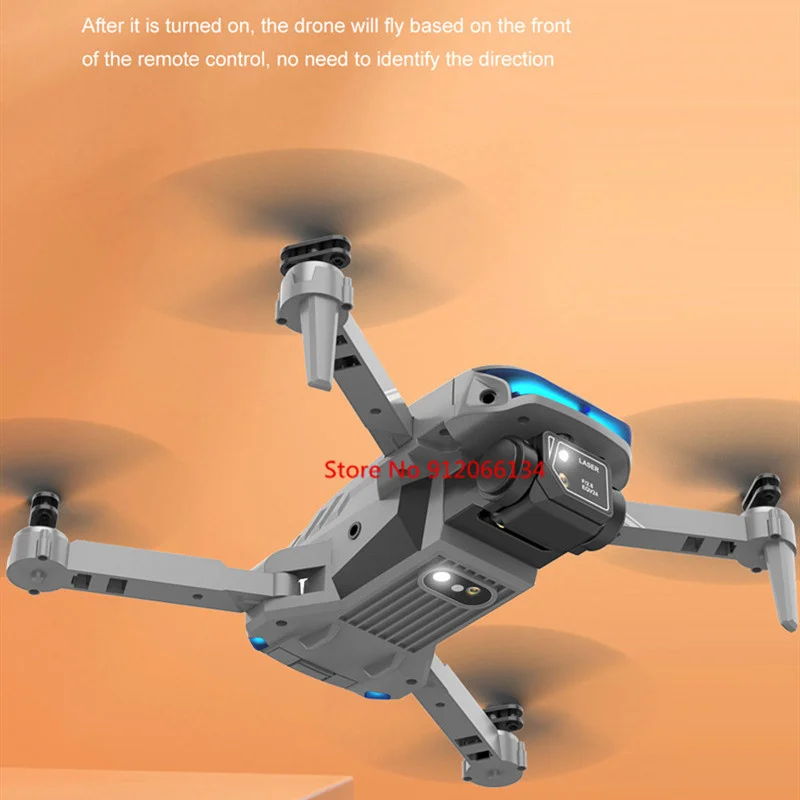 3방향 장애물 회피 WiFi FPV 4K HD 듀얼 카메라 RC 드론 2.4G 광학 흐름 호버 원키 리턴 접이식 RC 쿼드콥터