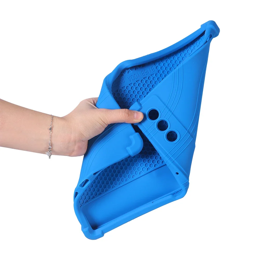 Premium Soft Silicone Stand Protective Case for 12.7 Inch Tablets - Shockproof Cover