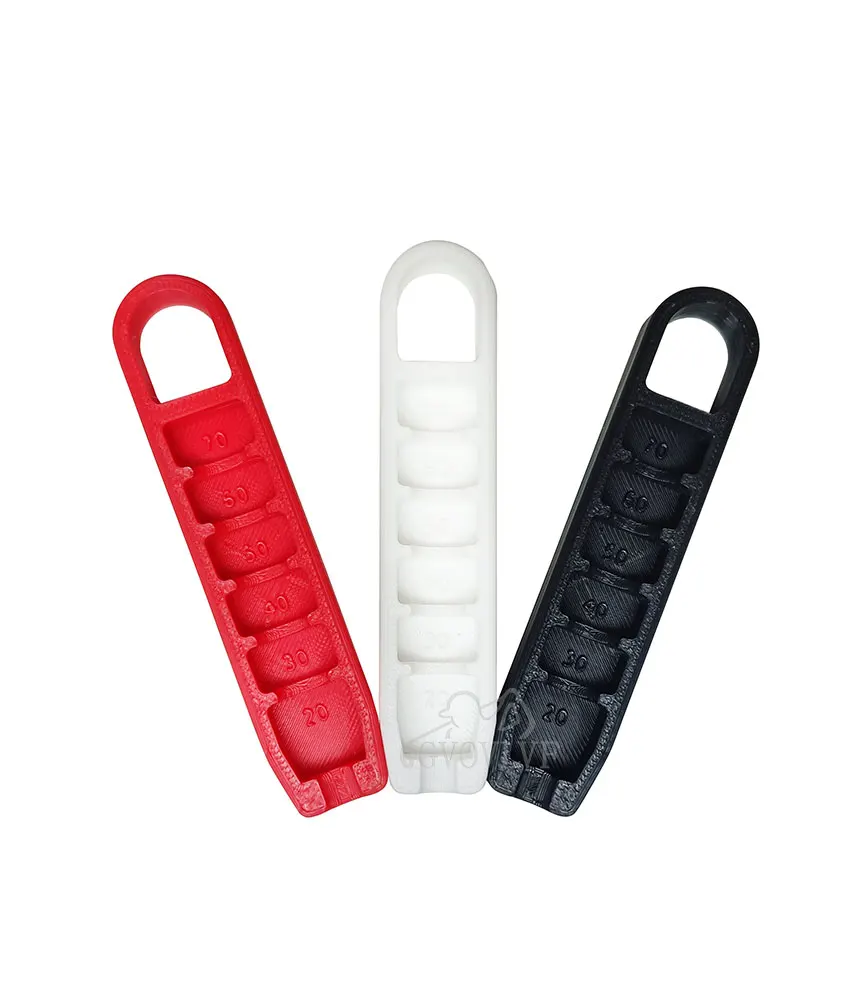 Golf Tee Height Adjuster Tees Holder Precision Adjustable Golf Tee Height Setup Tool Training Accessories White Black and Red