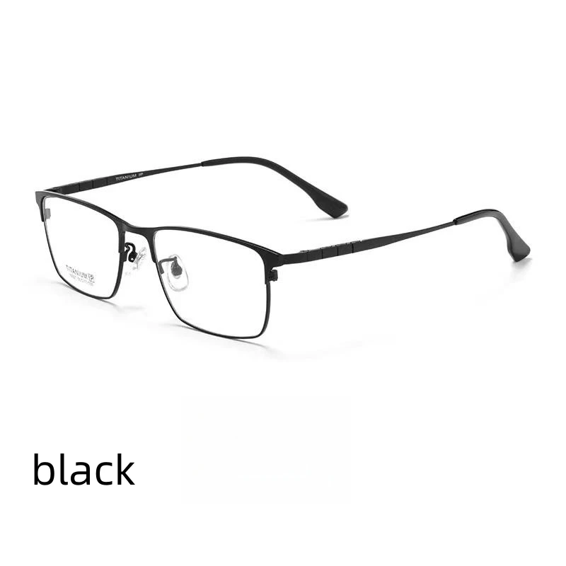 

55mmOptical Glasses Large Size Pure Titanium Frame Prescription Eyeglasses Men Glasses Eyewear for Big Face 15327P