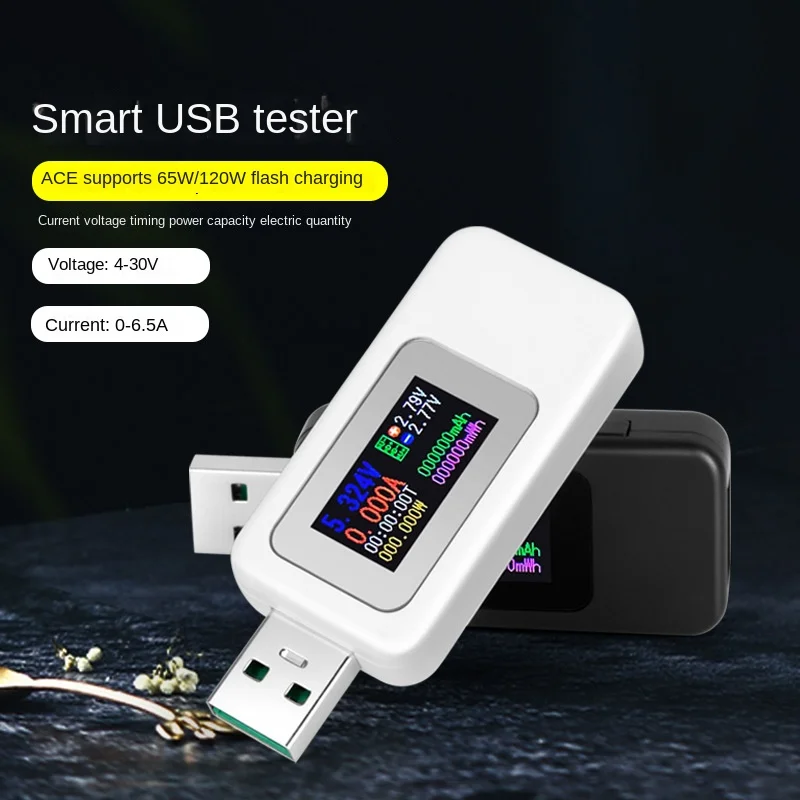 

USB Test Meter Color Screen USB Tester Charger Detector Voltmeter Ammeter Voltage Meters Tools
