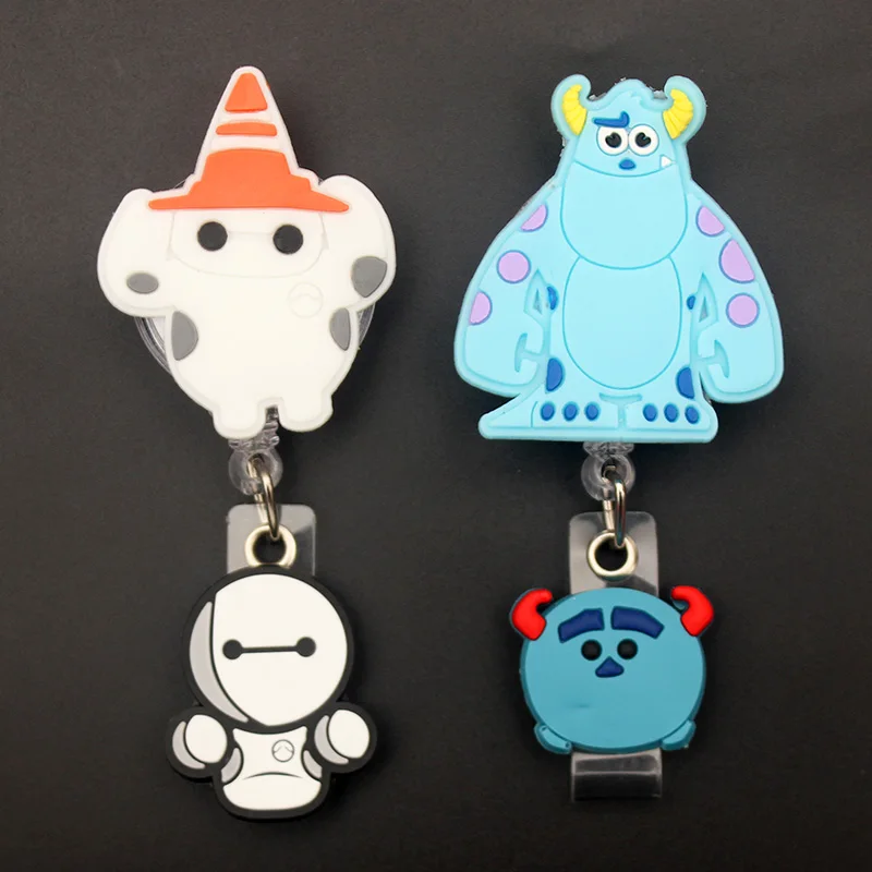 

Creative Big Hero 6 Style Retractable Badge Reel Nurse Doctor Card Holder Office Hospital Name Card Supplies