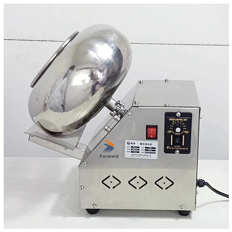 30/40CM Electric Peanut Sugar Coating Machine Stainless Steel Chocolate Coater Rounding Pills Film Coating Polishing Machine 5