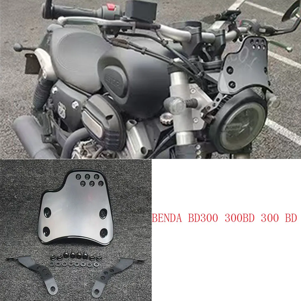 

Fit BENDA BD300 Motorcycle Retro Style Windshield Apply For BENDA BD300 300BD 300 BD New