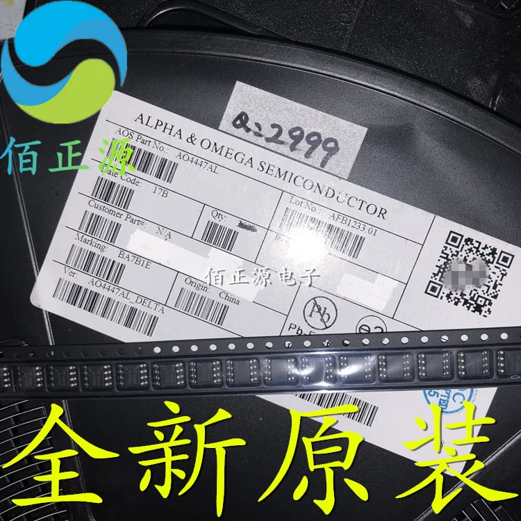 

10 шт. Оригинальный Новый Шелковый экран AO4447AL 4447A SMD SOP8 для ноутбука LCD MOS трубка