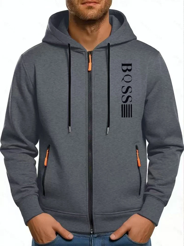 الرجال هوديي سترة الشارع الشهير كم طويل بلوزات سست...