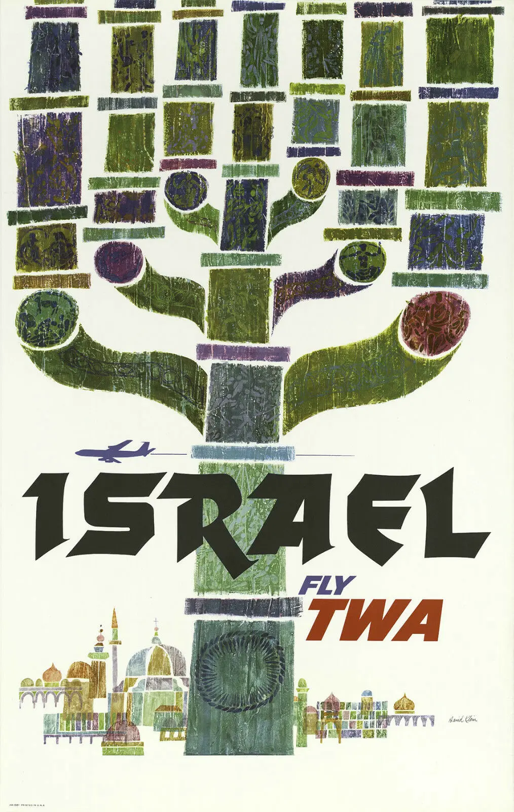 

ISRAEL Vintage Retro Travel Railways Photo Art Film Print Silk Poster for Your Home Wall Decor 24x36inch