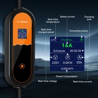 3.5KW Type2 Portable EV Charger 16A 1Phase EU Plug EVSE Charging 8A-10A-13A-16A Current Adjustable Electric Vehicle Charging - Image 5