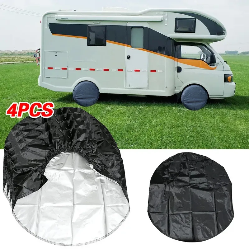 4PCS 27-32 inch Car Tire Storage Bag Covers for RV Truck