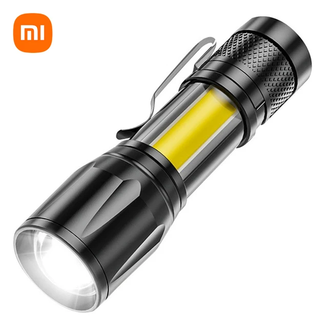 Mini lampe de poche LED étanche portable, torche n'aime aste par USB, lampe  de bain, lampe COB de camping en plein air, 3 modes - AliExpress