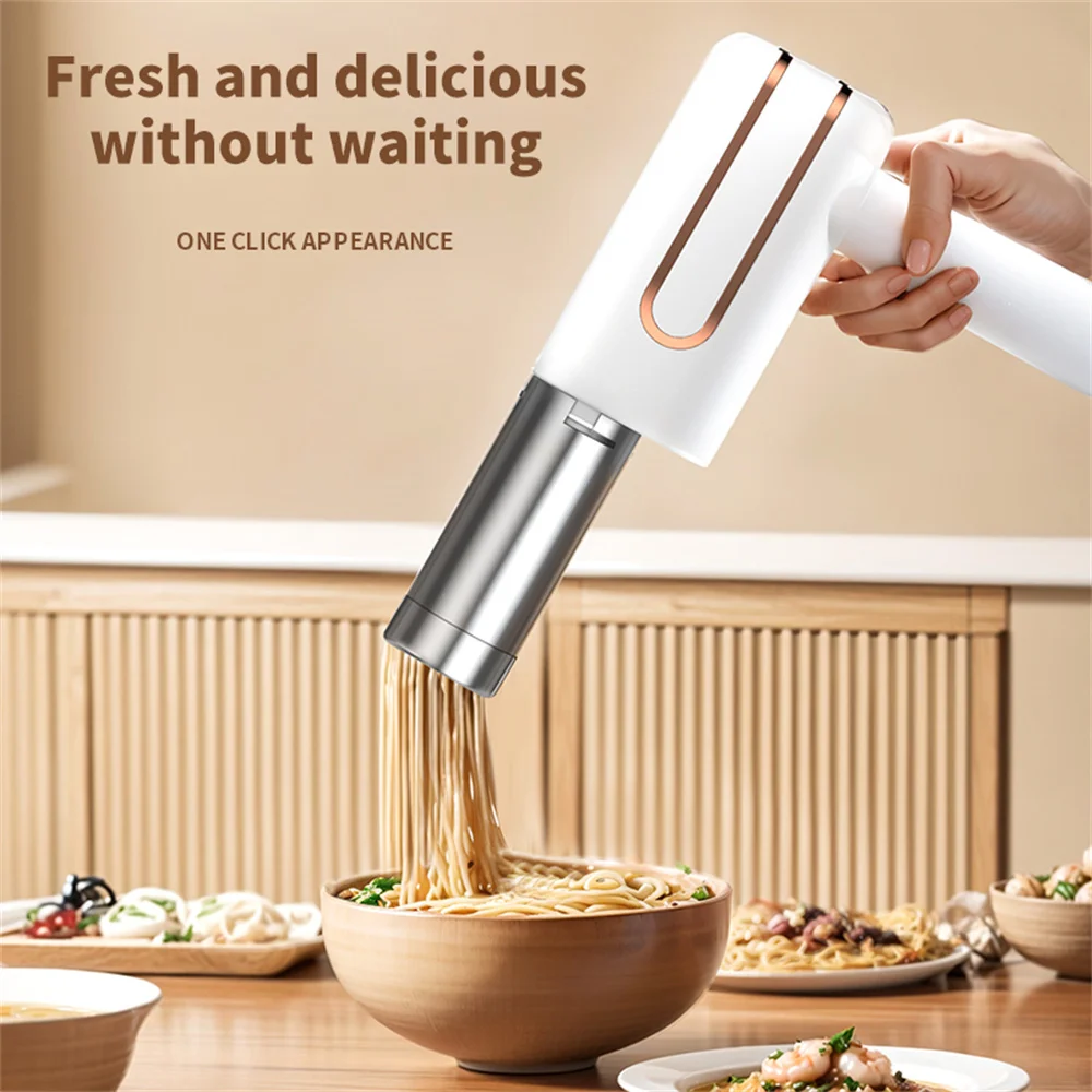 5-in-1 Electric Noodle Maker Portable Cordless Noodle Press Home Appliances Outdoor Kitchen Home Breakfast Smart Maker