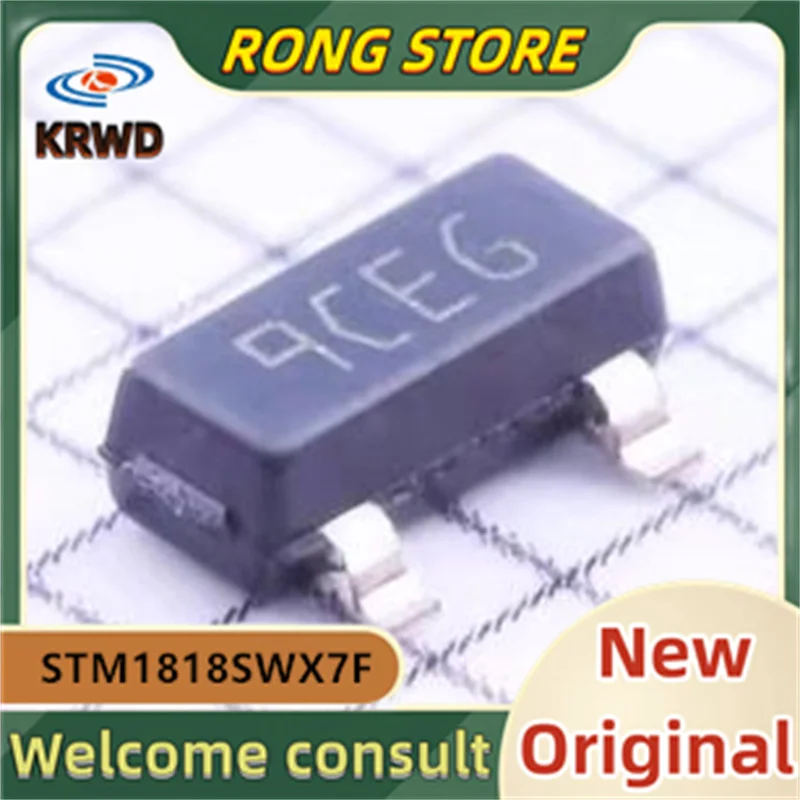 

Новый и оригинальный чип IC SOT-23-3 STM1818SWX7F STM1818SWX7 STM1818SW STM1818, 10 шт.