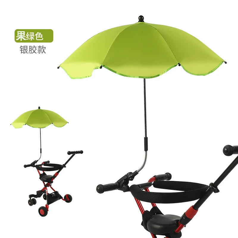 baby girl stroller accessories UV Protection Sunscree Rainproof Baby Umbrella Infant Stroller Cover Can Bent Freely Does Not Rust Universal Stroller Accessorie baby stroller accessories on sale Baby Strollers