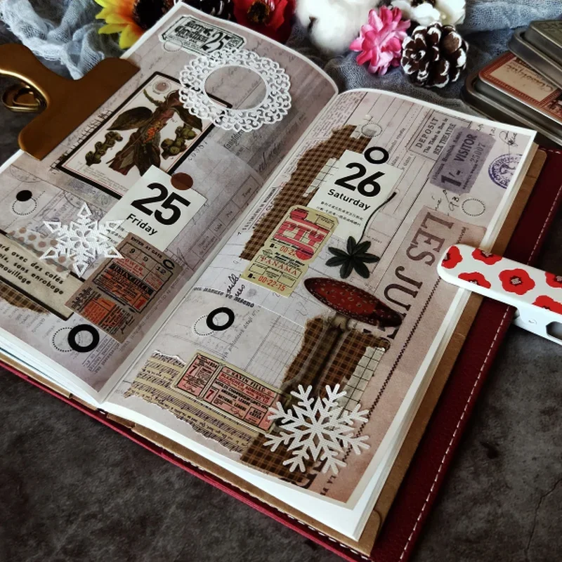 22Pcs Old Ticket Junk Journal Ephemera Vintage Sticker Decorative Tim Holtz Style DIY Album Diary Scrapbooking Material Supplies decorative stickers,decorative labels stickers,stationery stickers,self adhesive stickers,adhesive stickers,paper stickers,diy scrapbooking accessories