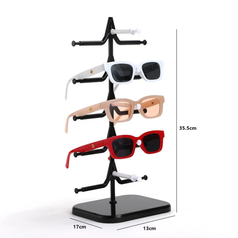 5 Pairs of Acrylic Glasses Storage Display Stand Storage Organizer for New Style Sunglasses Rack Three Color Styles Available