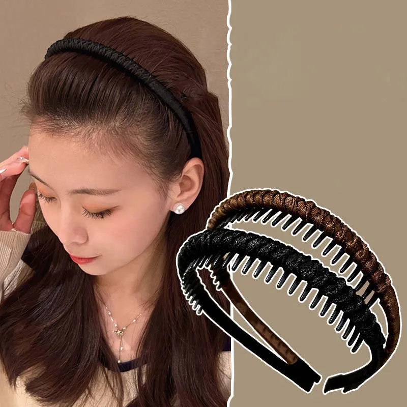 Kavya Haarband Dames Headband Effen Kleuren Head Band Boho Hoofdband