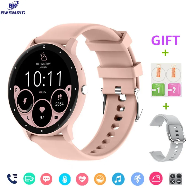 

New Smart Watch Men Bluetooth Connected Call Custom Dial Heart Rate Blood Oxygen Monitoring Fitness Bracelets Women Smartwatch