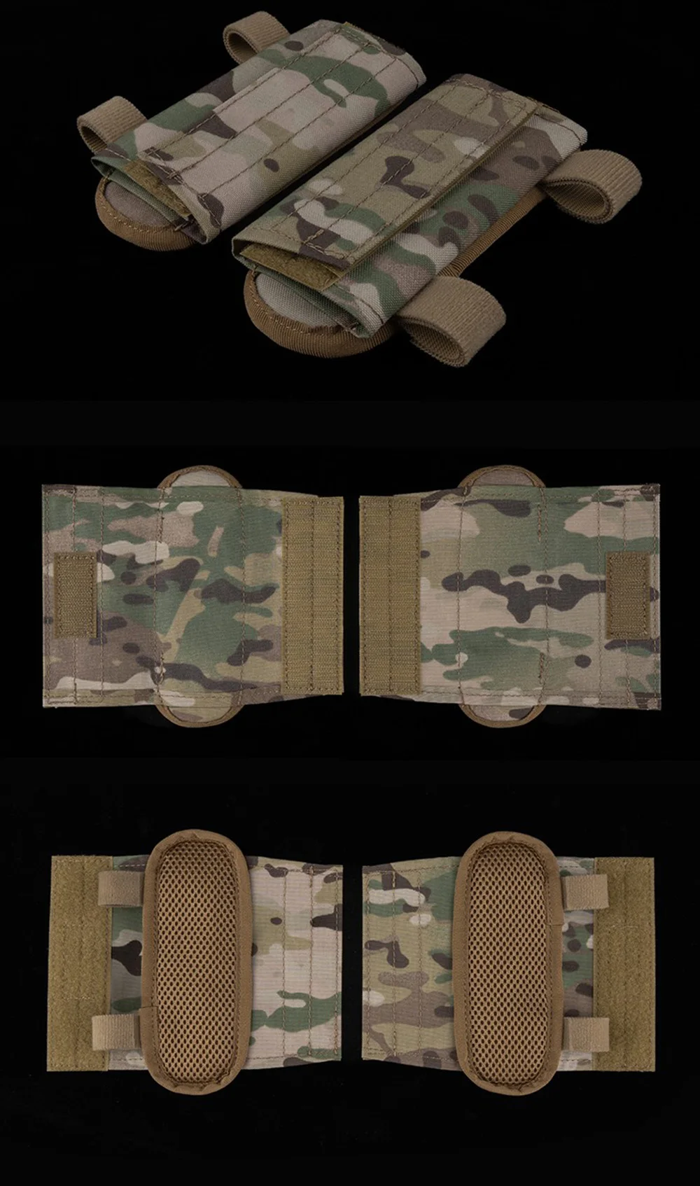 OPHIDIAN R-Serie JPC Plattenträger 2-teilige Weste Schultergurte Komfortpolster Mesh Soft Pads für Jagdweste SPC JPC1.0/2.0/3.0 – Detail 4