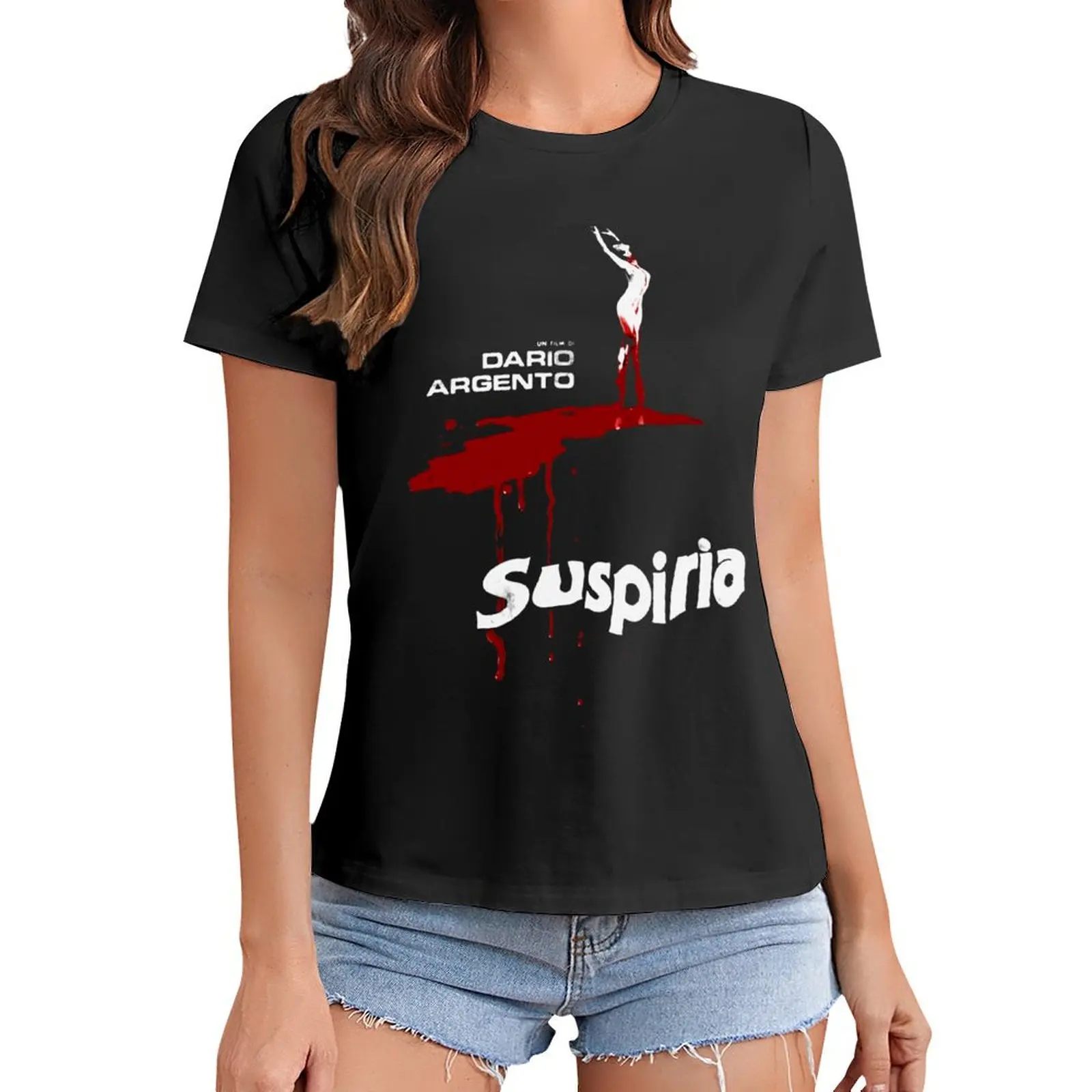 Suspiria Blood Pool T-Shirt plus sizes summer clothes Women's summer blouses 2024