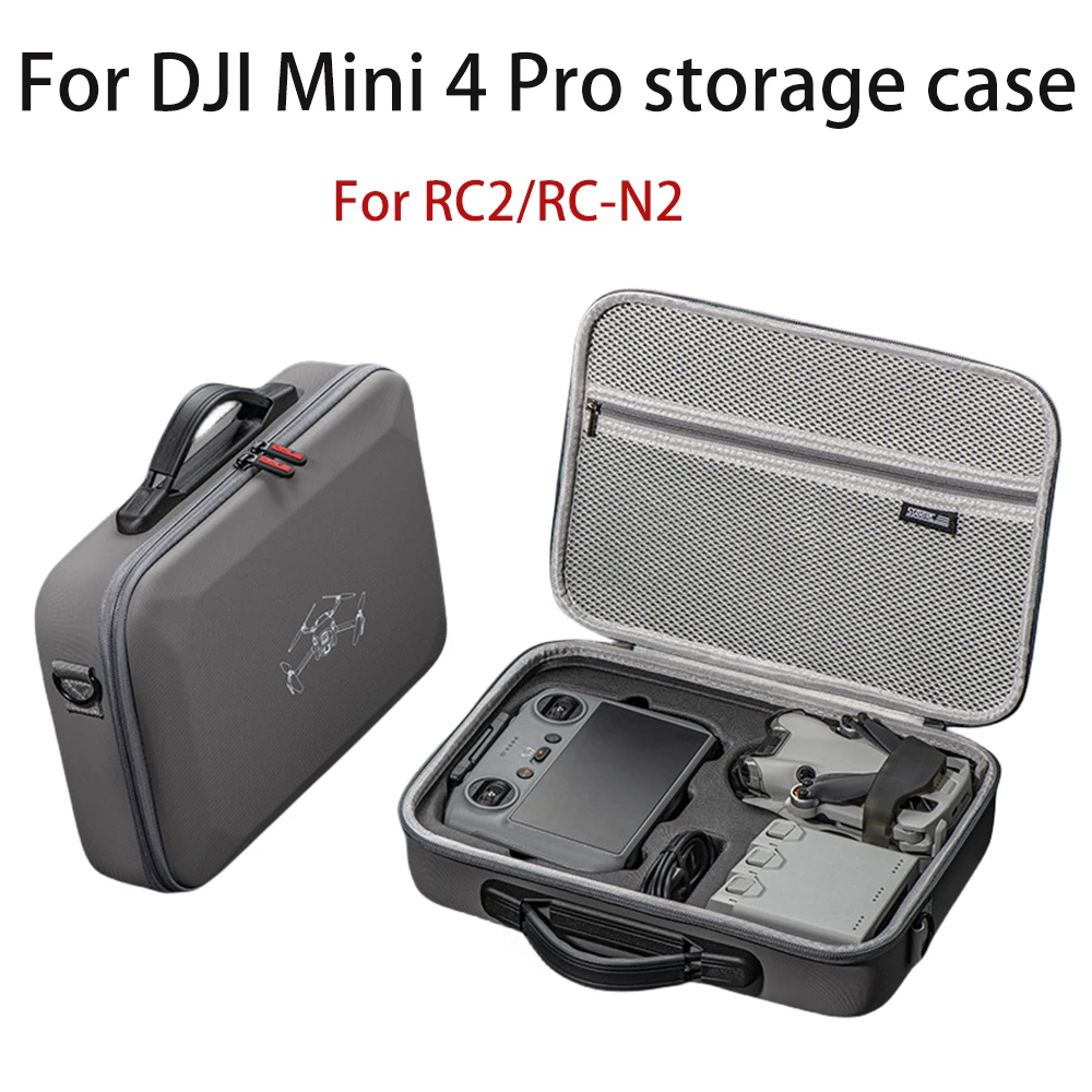Per Dji Mini 4 Pro Storage Bag Pu Free Fly Set Box, Dji Mini 4 Pro Custodia Per Accessori Per Rc2/Rc-N2