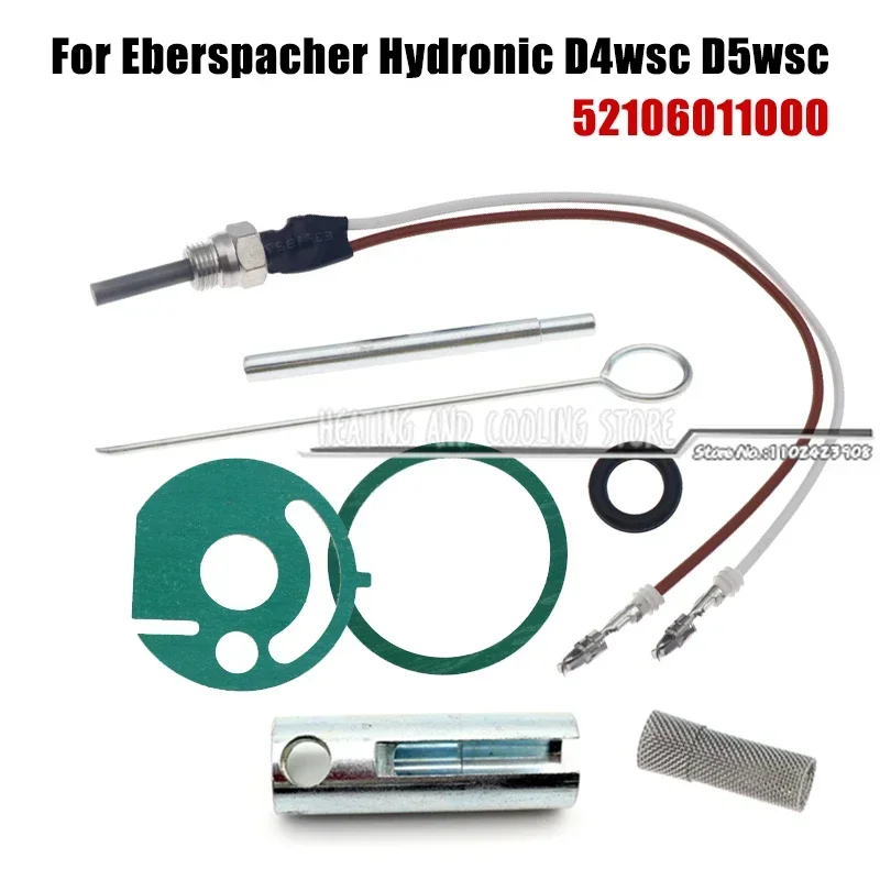 

Car Diesel Heater Glow Plug + Strainer Heater Kits Glow Pin 64-72W / 85-95W For Eberspacher Hydronic D4WSC D5WSC 252106011000