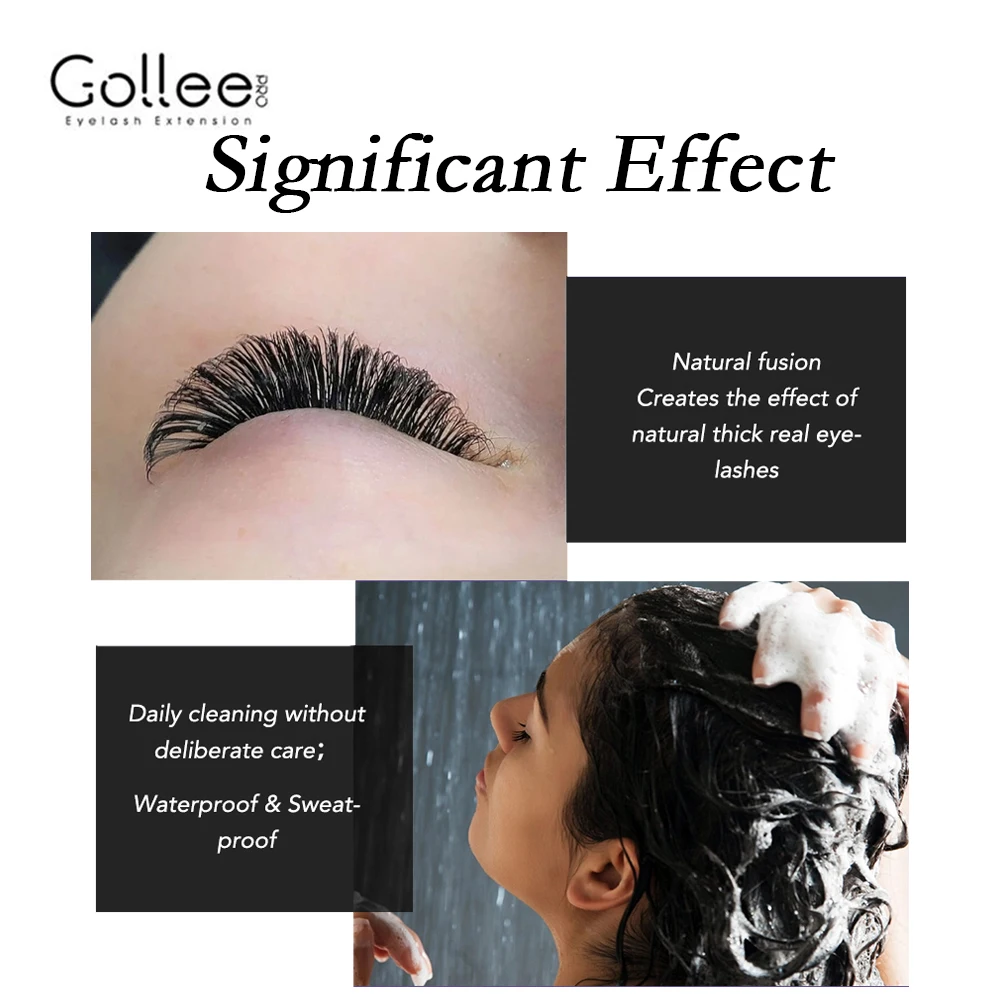 Gollee 1s Dry Bonding Jelly Glue Light Pink Advanced Eyelash Adhesive Glue False Lash Booster Stop Fan Accelerator 6ml Bonder 3