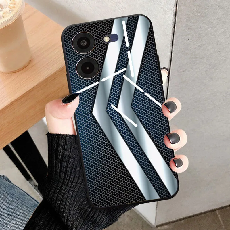 Black Soft Silicone TPU Protective Phone Case with Bumper Shell Coque