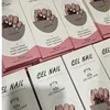 16/18/20Tips Super Long Lasting Gel Nail Wraps Adhesive Waterproof  French Semi-Cured Gel Nail Stickers Harden In UV Lamp Need 1