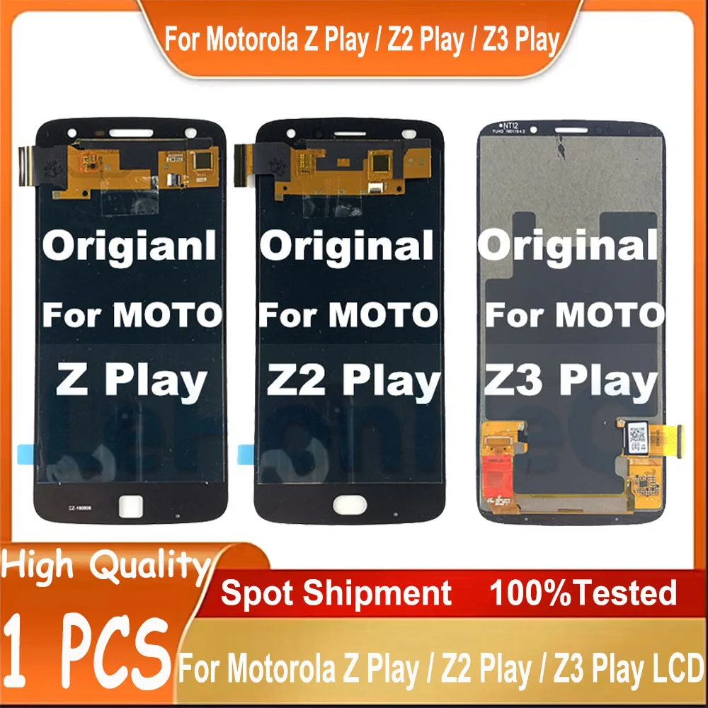 Z2 Play LCD スクリーン 交換用 タッチディスプレイ デジタイザー アセンブリ 5.5インチ (AMOLED-ブラック) Motorola Moto Z2 Play XT1710-01 XT1710-02 XT1710- : Z2 Play LCD スクリーン 交換用 タッチディスプレイ