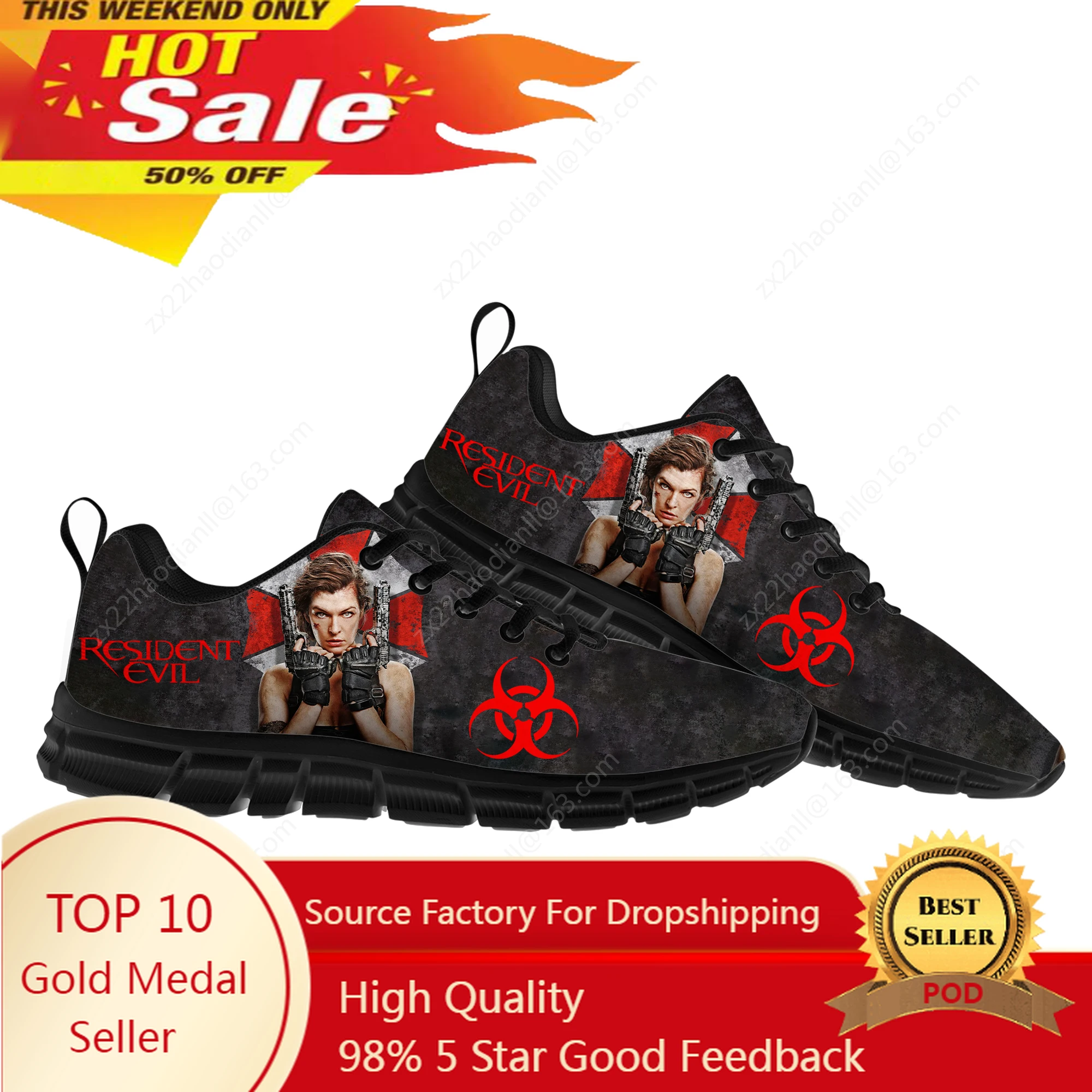 

Umbrella Corporation Sports Shoes Mens Womens Teenager Kids Children Sneakers Zombie Horror Movie Casual Sneaker Custom Shoes
