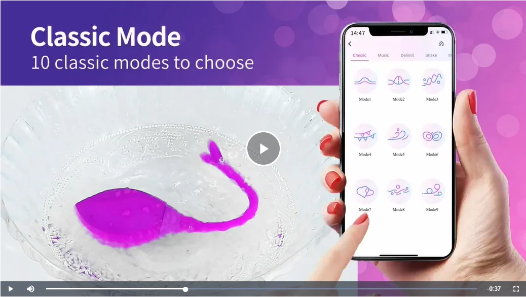 App Gesteuerter Kabelloser Vibrator Bluetooth Wearable Love Egg_voghion.com