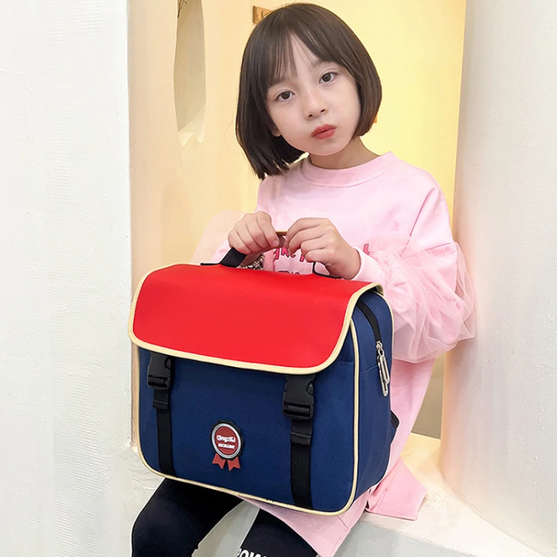 New Children Student Horizontal Backpacks Simple Large Capacity School Bags for Girls Boys In Kindergarten Mochila Drop Shipping