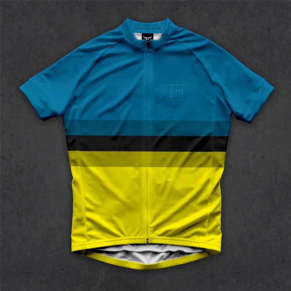 thumbnail image 1 of Ropa de ciclismo de verano para hombre del equipo Twin Six 6, camiseta de ciclismo, ropa para bicicleta de montaña, bicicleta de carretera, triatlón, uniforme de manga corta, 1 of 5