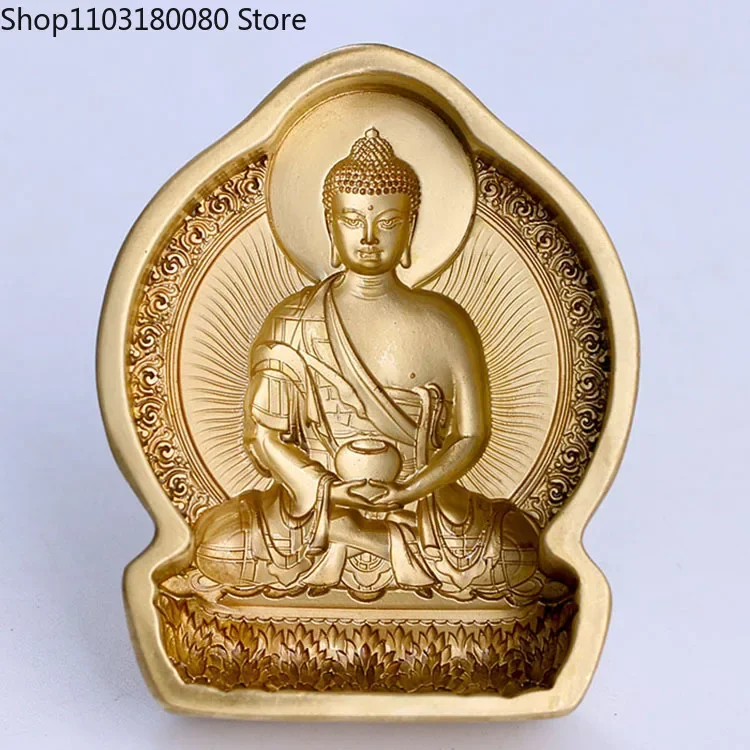 

Copper Brass Amitabha Buddha statue tsatsa mould Tibet buddhism Sakyamuni Medicine Buddha mold
