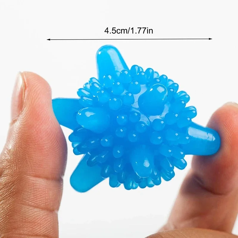 5/10/20pcs Reusable Solid PVC Anti-Winding Laundry Ball Magic Decontamination Washing Machine Cleaner Balls Household Supplies
