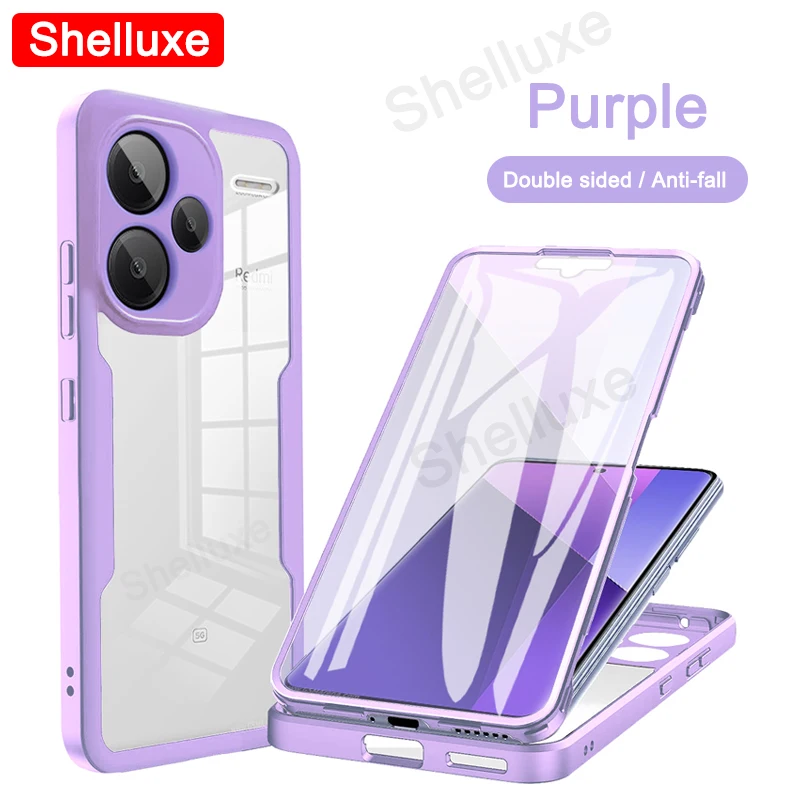Transparent 360° Full Body Silicone Protector Case - Premium Double-Sided Cover