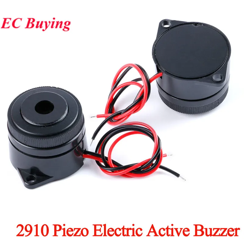 2910 Piezo Electric Active Buzzer Speaker 12V 24V 3025 Continuous Sound Alarm DIY Spiral DC Refrigeration Equipment 2Pcs/1pc
