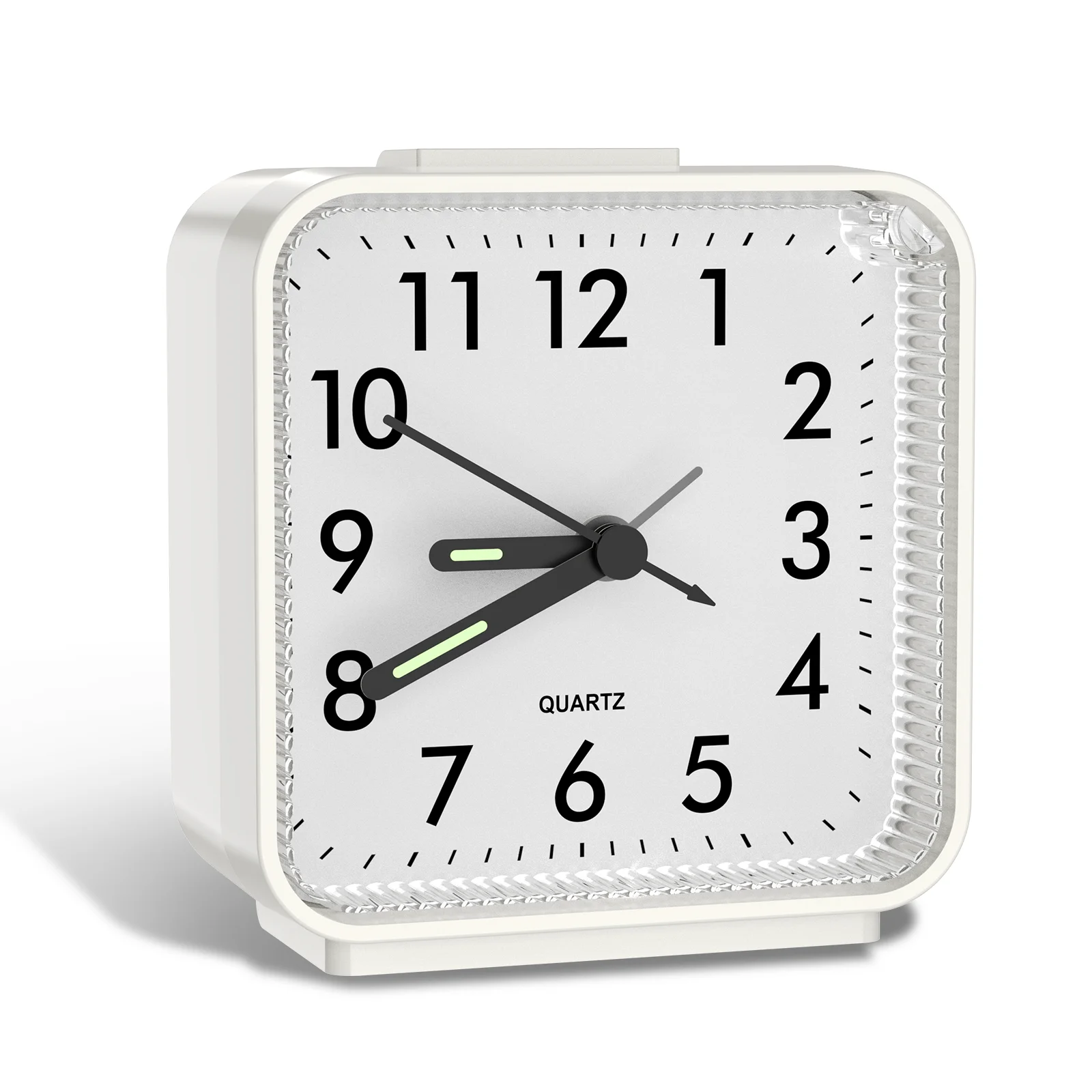 ORIA Portable Analog Alarm Clock - Classic Bedside Clock for Home & Travel, Available in 4 Colors