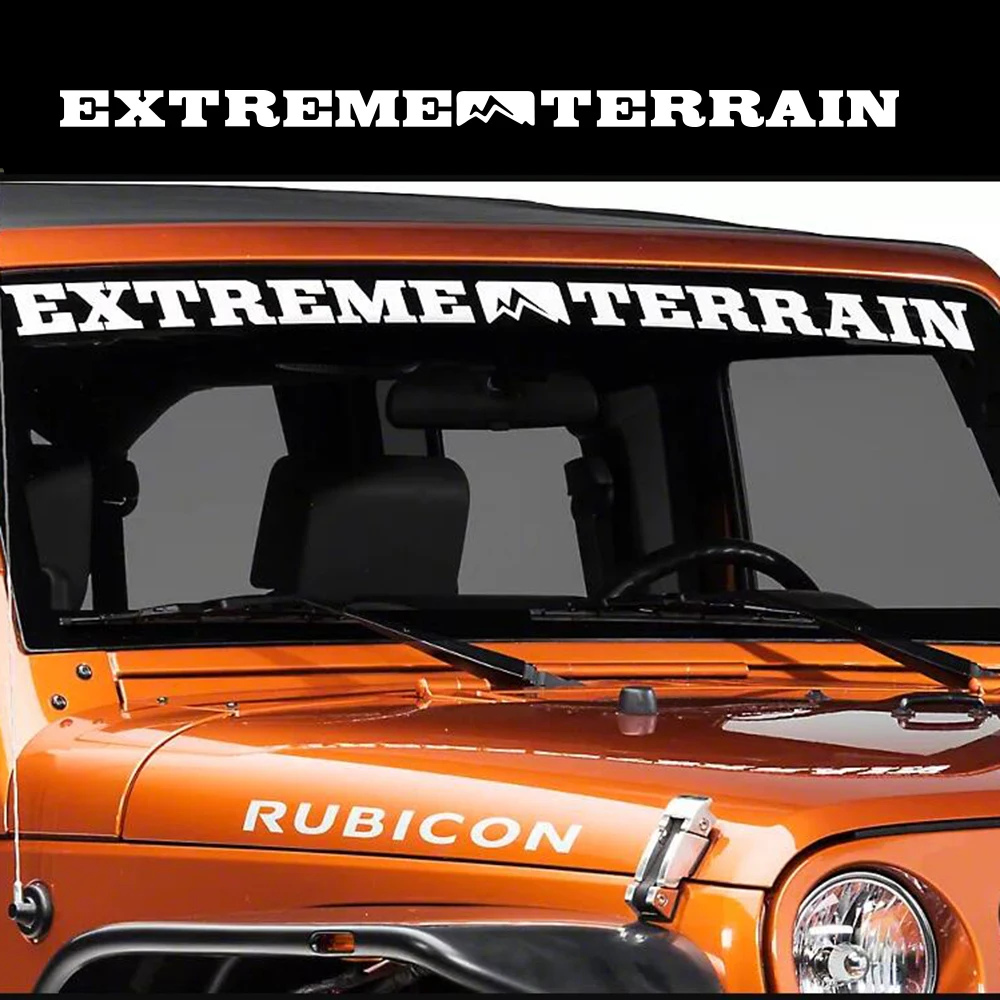 ExtremeTerrain フロントガラスバナー車のステッカーデカール