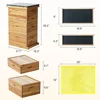 10-Frame Langstroth Bee Hive Coated with 100% Beeswax Includes Beehive Frames and Foundations (2 Deep Boxes & 2 Medium Boxes) 4