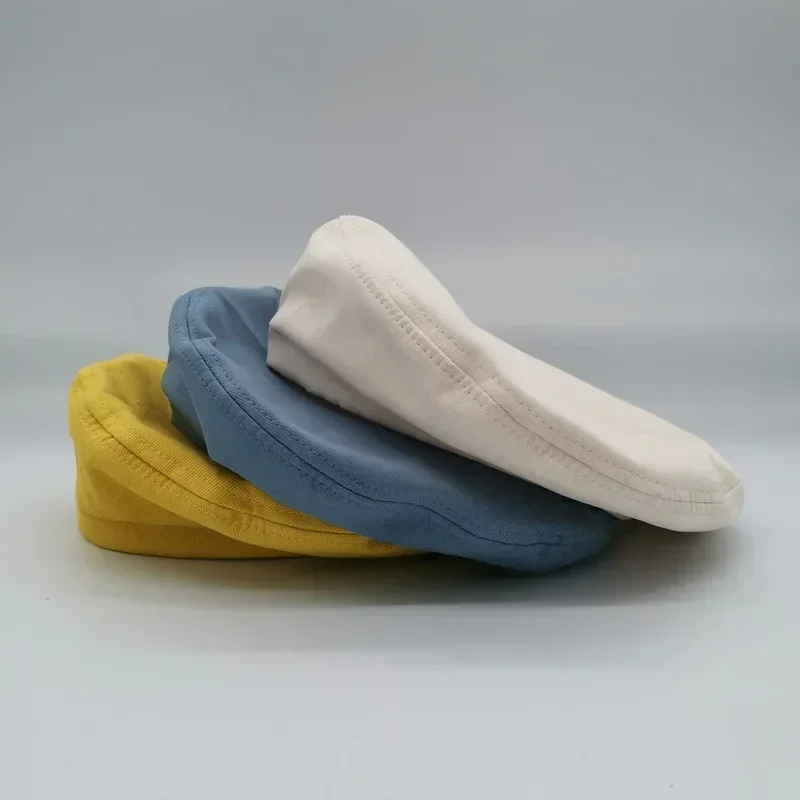 Cotton Women Winter Hats Vintage French Plaid Top Military Cap Painter Hat Autumn New Street Girls All-match Fashion Caps