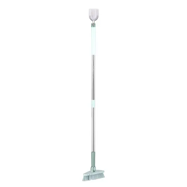 Tile Brush Bathtub Scrubber With Long Handle Bath Tub Comfortable Grip Cleaning  Brush Hanging Hole Design For Pool Pavement